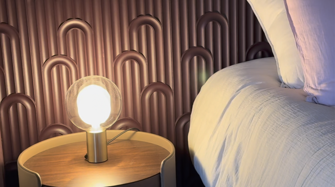 3 pièces le Wiosna, Cannes Panneaux muraux Orac pour tête de lit cosy et stylée